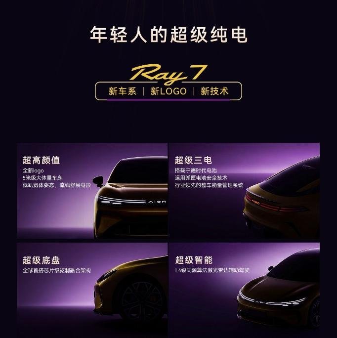 昊铂埃安7月销量34987辆，同比增长31.74%，全新Ray系列蓄势待发