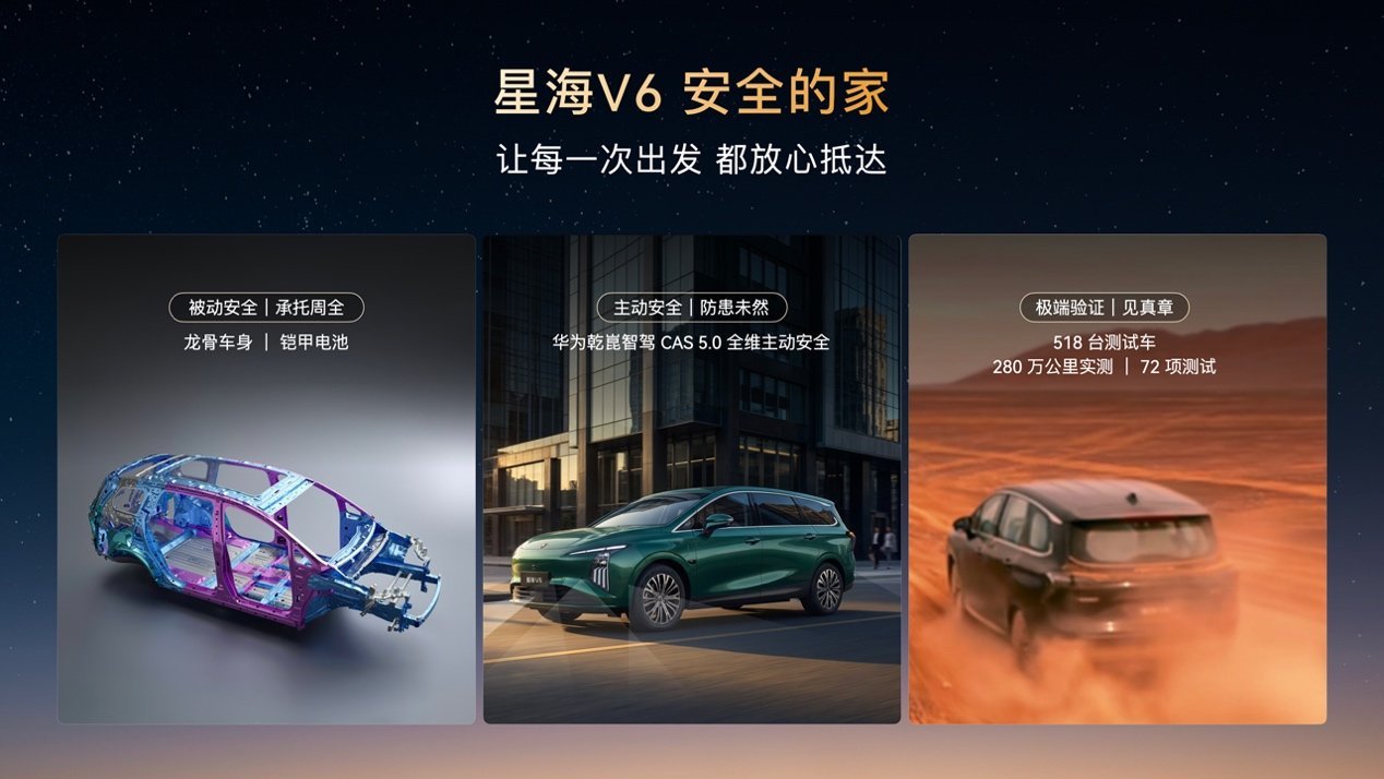 高端智驾迈入10万时代，华系大六座星海V6正式上市9.99万元起！