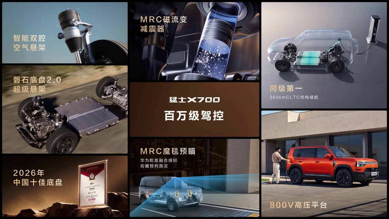 七个满分，真方盒子满分答案！猛士X700正式开启预售24.98万元起