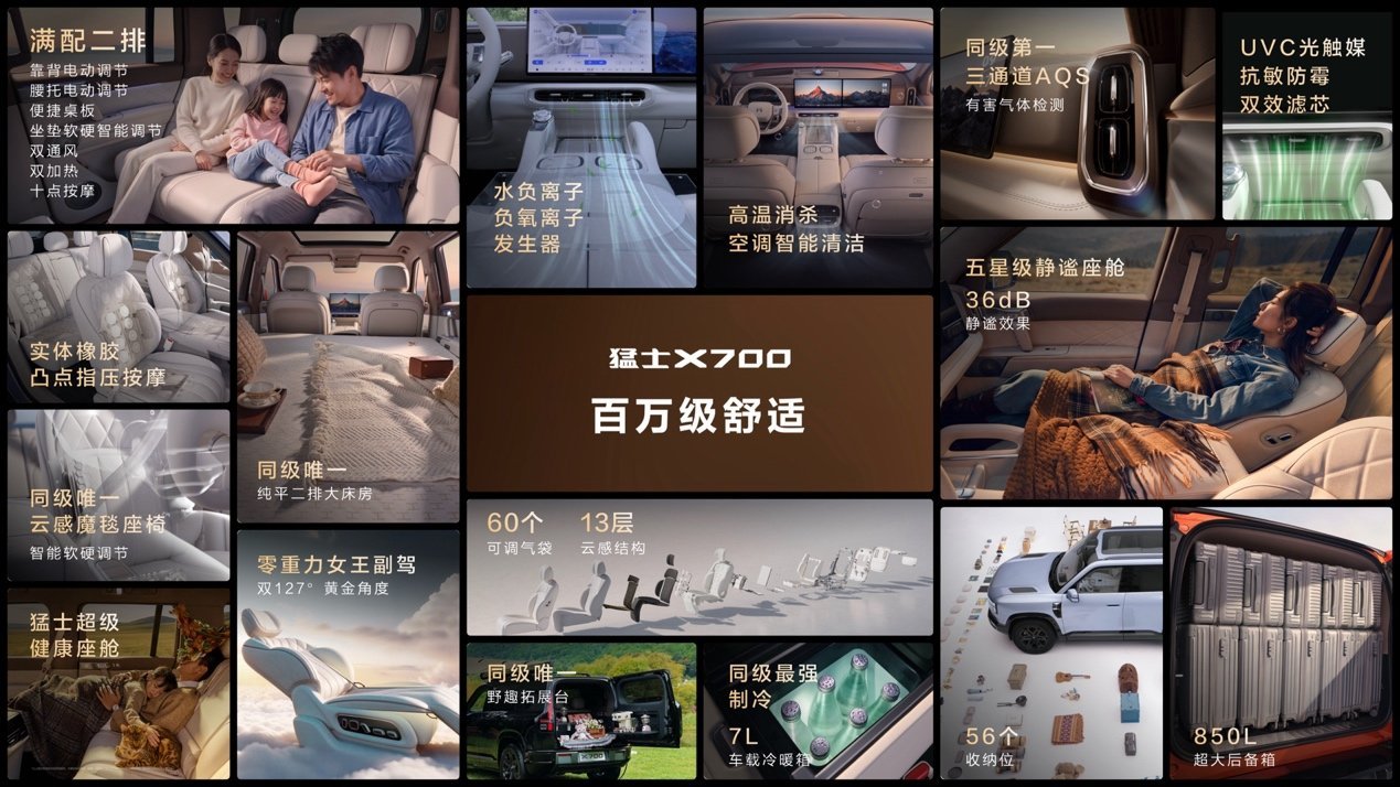 七个满分，真方盒子满分答案！猛士X700正式开启预售24.98万元起
