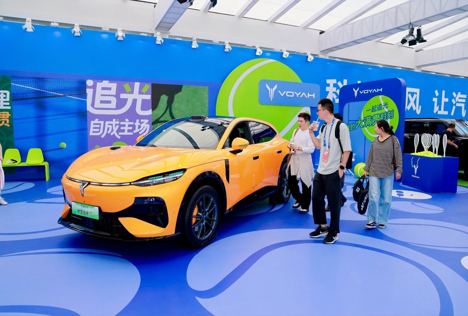 追光S现身世界级赛场 东风岚图连续三年冠名武汉网球公开赛